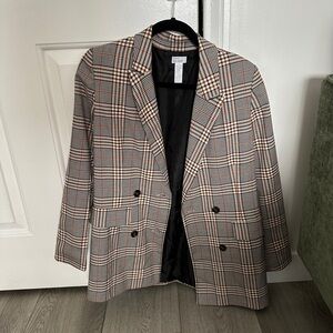 Plaid Blazer